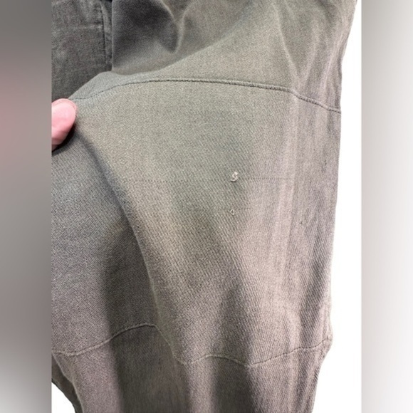 JAMES PERSE Standard Green crop Pants Ankle Pants with Zip on Ankles Poc… - Picture 6 of 9